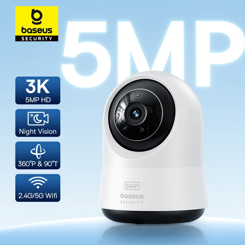 Eufy Camera E220 - Baseus 5MP 3K WiFi Telecamera IP